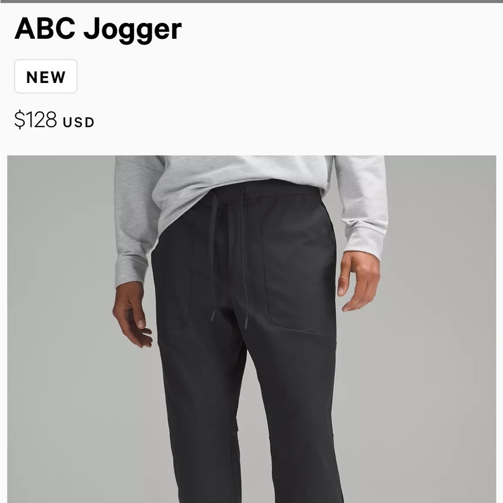 LuLuLemon ABC Jogger